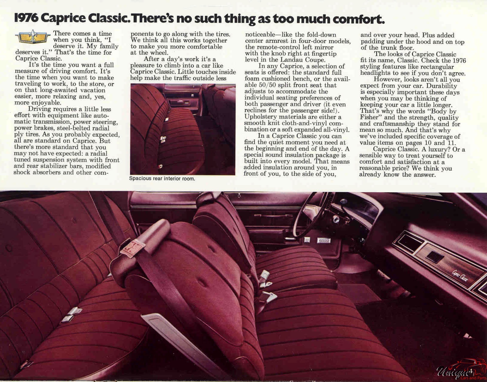 1976 Chevrolet Brochure Page 11